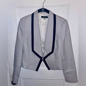 Nine West Women's Black and White Blazer
